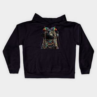 Hippie Cat Revelations Kids Hoodie